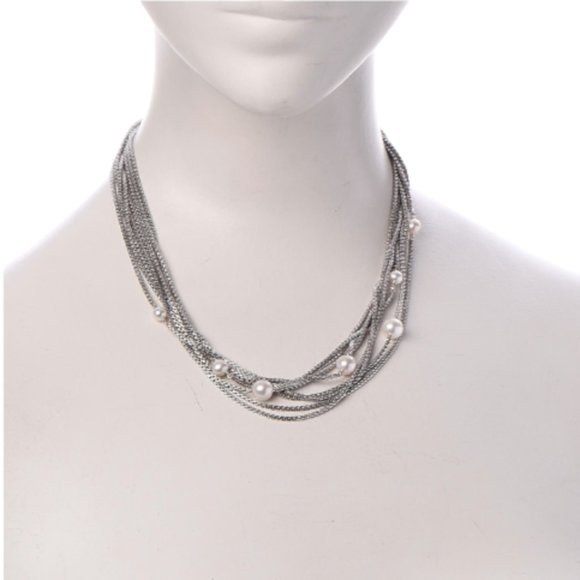 David Yurman Jewelry David Yurman Multi Strand Box Chain Pearl